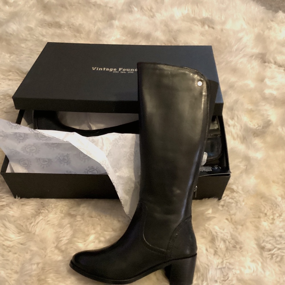 Vintage Foundry Tall leather boots